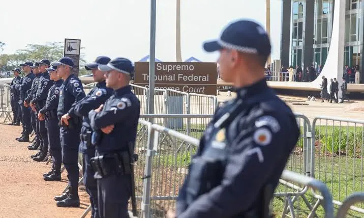 Segurança no Supremo Tribunal Federal. (Foto: Valter Campanato, Agência Brasil)